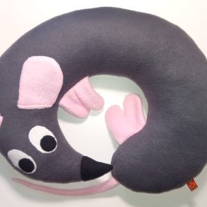 М'яка іграшка-подушка ручної роботи Криска-Лариска