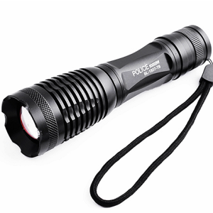 Тактичний ліхтар Bailong Police BL-1837-T6 Cree XM-L T6, акумулятор 18650, Zoom