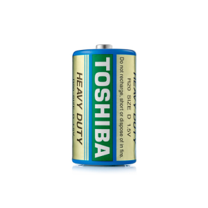 Батарейка сольова TOSHIBA R20/D, 1шт без пакування
