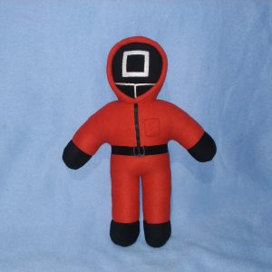 М'яка іграшка ручної роботи Охоронець "Квадрат" (Гра в кальмара)