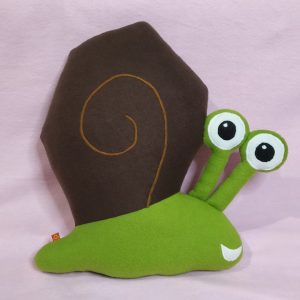 М'яка іграшка-подушка ручної роботи Равлик Боб