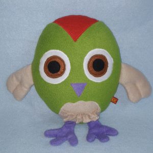 М'яка іграшка ручної роботи Дятел Тук-Тук (маленький)