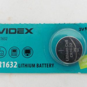 Батарейка літієва Videx CR1632 3V 5 pc BLISTER CARD (100/1200)