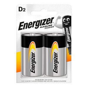 Батарейка лужна Energizer Alkaline POWER LR20/D 1x2 блістер