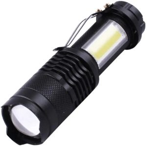 Ліхтар компактний акумуляторний Police/Bailong BL-525-XPE+COB, microUSB, алюміній