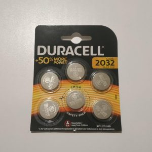 Батарейки літієва DURACELL Lithium CR2032 3V (6 шт. на блістері)