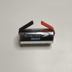 Батарейка літієва Energizer Lithium Cell CR123A, 3V з пелюстками під паяння