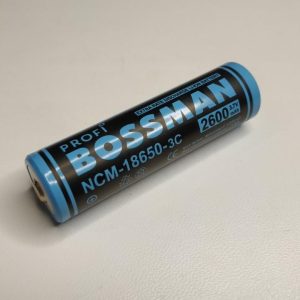 Акумулятор 18650 Li-Ion BOSSMAN 3.7 V 2600 mAh 7.8 A
