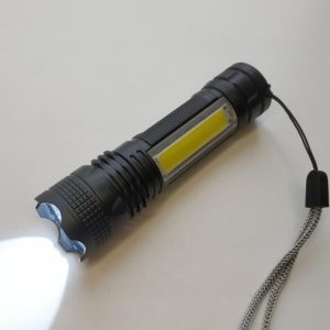 Ліхтар компактний акумуляторний Police/Bailong BL-529B SMD+COB, microUSB, пластик