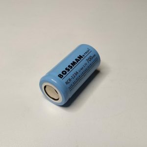 Акумулятор BOSSMAN PROFI Li-Ion CRC-123A/16340 3,7V 700mAh, технічний