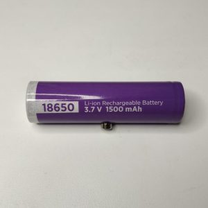 Акумулятор 18650 Li-Ion 1500 mAh, опуклий плюс, реальна ємністьість