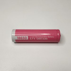 Акумулятор 18650 Li-Ion 1200mAh без захисту, опуклий плюс, реальна ємність