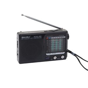 Радіоприймач BAIJIALI KK-9, FM/AM/SW, AAx2