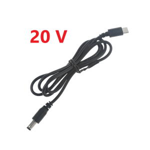 Кабель живлення Type-C P.D. на 20 V 5.5x2.1/2.5mm, для роутера/терміналу/модема, 1М