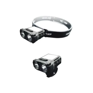 Ліхтар налобний SH-T808, 2XPE+20SMD (white+red), USB Type C