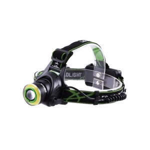 Ліхтар акумуляторний налобний BL-106-T6+COB, zoom (2х18650, 3 режими)