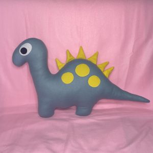 М'яка іграшка-подушка ручної роботи Динозаврик