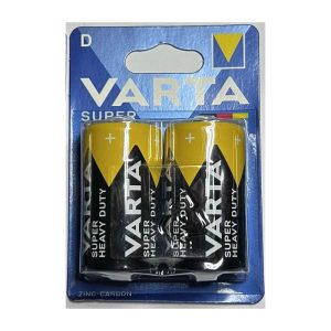 Уцінка! Батарейки сольові VARTA SUPER HEAVY DUTY R20/D, 2 шт