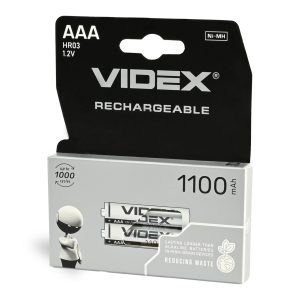 Акумулятори (2 шт) Videx HR03/AAA 1.2V 1100mAh NI-MH