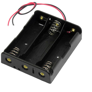 Тримач, холдер для 3-х акумуляторів (послідовно) 18650 (Holder) з пружиною