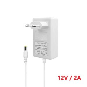 Блок живлення AC/DC 12V/2A 5.5/2.1-2.5 мм, білий