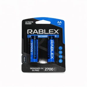 Акумулятори AA/HR6 Ni-MH Rablex 1.2 V 1500 mAh (2шт на блістері)
