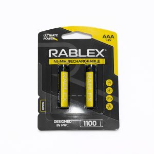 Акумулятори AAA/HR03 Ni-MH Rablex 1.2 V 1100 mAh (2шт на блістері)