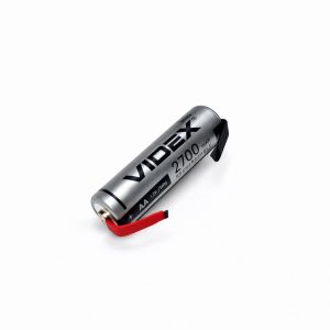 Акумулятор AA (HR6) Ni-MH Videx 1.2V 2700mAh з пелюстками для пайки