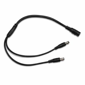 Кабель живлення роздвоювач 5.5x2.1/2.5mm, 5-12V/2A для роутера/терміналу/модему, 30 см