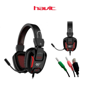 Навушники повнорозмірні HAVIT HV-H2168D, дротові jack 3.5 мм, з мікрофоном, чорні