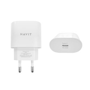 Мережевий зарядний пристрій HAVIT UC1016 20W USB-C PD, 3A
