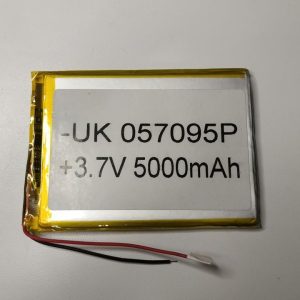 Акумулятор Li-Pol UK 057095 3.7V 5000 mAh з контролером заряду (5×66×94 мм)