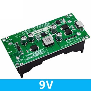 Джерело безперебійного живлення DIY LX-2BUPS 9V 1.6A 2×18650, для роутера, модема та ONU (без АКБ)