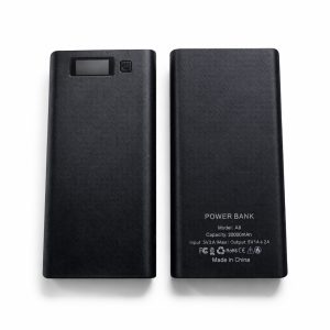 Корпус павербанка DIY на 8×18650 10W, 5V/2A, USB, Micro-USB (без акумуляторів), чорний