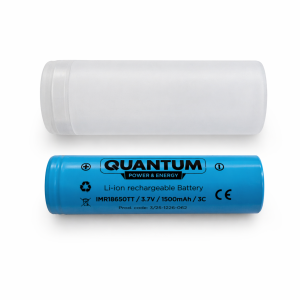 Акумулятор Li-Ion 18650 Quantum IMR18650TT 3.7 V 1500 mAh 4.5 A (випуклий плюс)