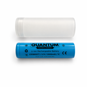 Акумулятор Li-Ion 18650 Quantum IСR18650TT 3.7 V 2000 mAh 2A (випуклий плюс)