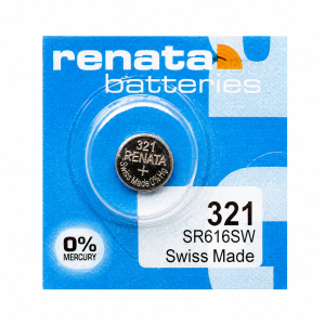 Батарейка срібно-цинкова Renata 321 (SR616SW) 1.55V