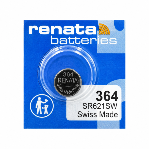 Батарейка срібно-цинкова Renata 364 (SR621SW, SR60) 1.55V