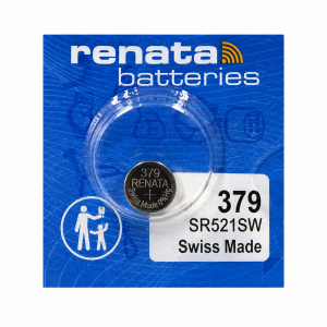 Батарейка срібно-цинкова Renata 379 (SR521SW, SR63) 1.55V