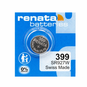 Батарейка срібно-цинкова Renata 399 (SR927W, SR57, 395) 1.55V