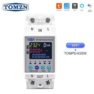 Розумний Wi-Fi автомат 63A TOMZN TOMPD-63SW (Tuya / Smart Life)