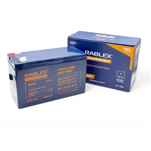Акумулятор свинцево-кислотний Rablex 12V 7Ah (AGM, герметичний)
