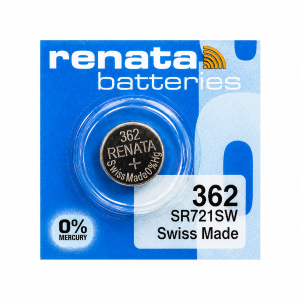 Батарейка срібно-цинкова Renata 362 (SR721SW, SR58) 1.55V