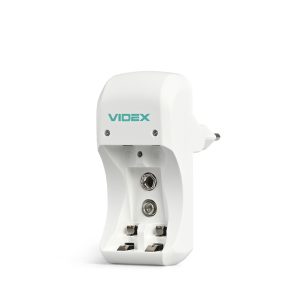 Зарядний пристрій Videx VCH-N201, 3 канали, AA / AAA / Крона 9V, Ni-MH / Ni-Cd, мережевий