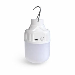 Акумуляторна LED лампа з гачком, USB зарядка (microUSB), 3 режими, компактна