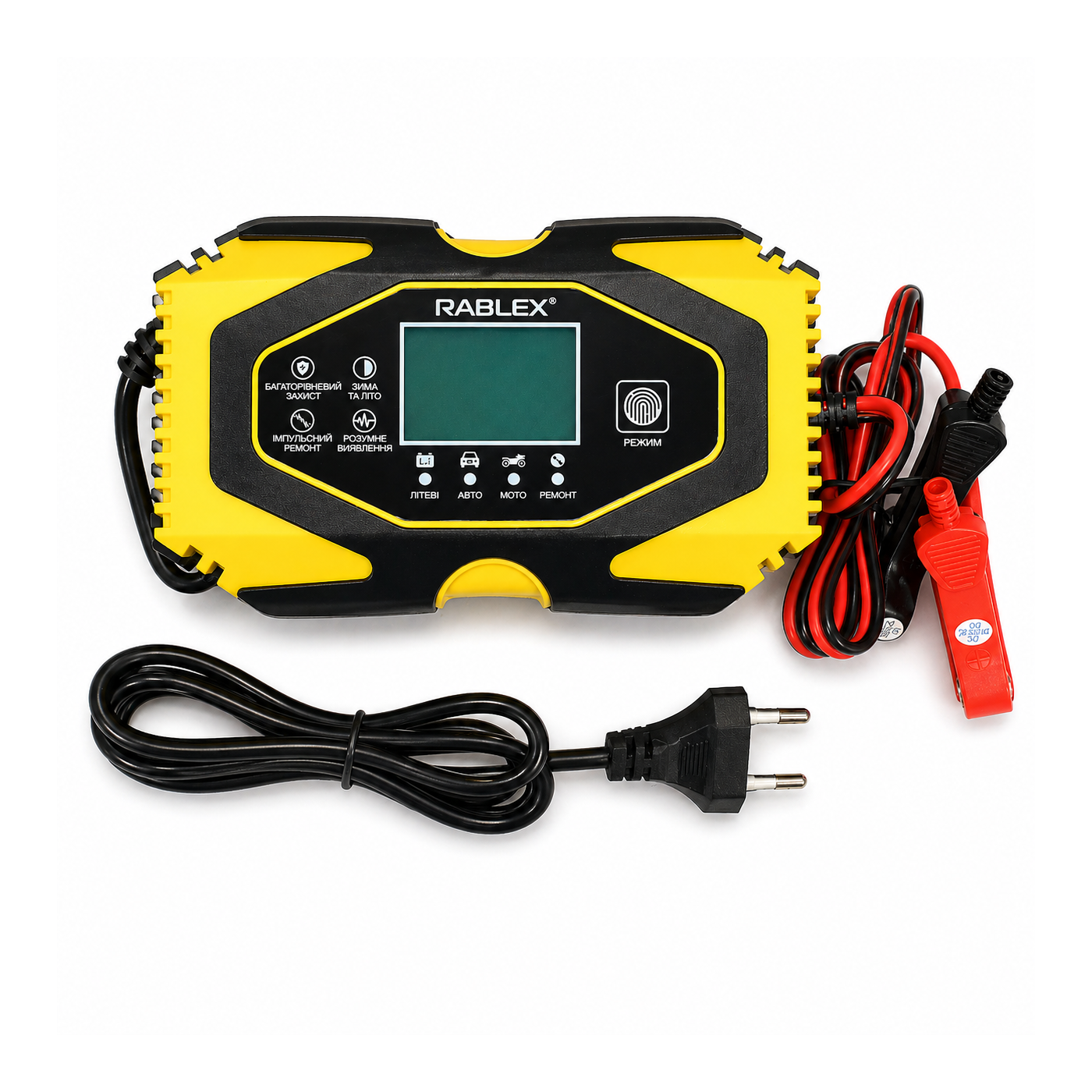 Зарядний пристрій Rablex RB650, 12V / 24V, AGM / GEL / LiFePO4, 6A