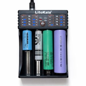 Зарядний пристрій універсальний LiitoKala Lii-402, 4 канали, Ni-MH / Ni-Cd / Li-ion, USB