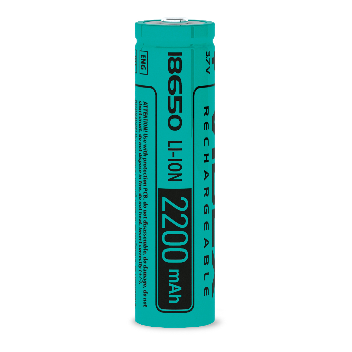 Акумулятор 18650 Li-Ion Videx 3.7V 2200 mAh (випуклий плюс) - Зображення 2