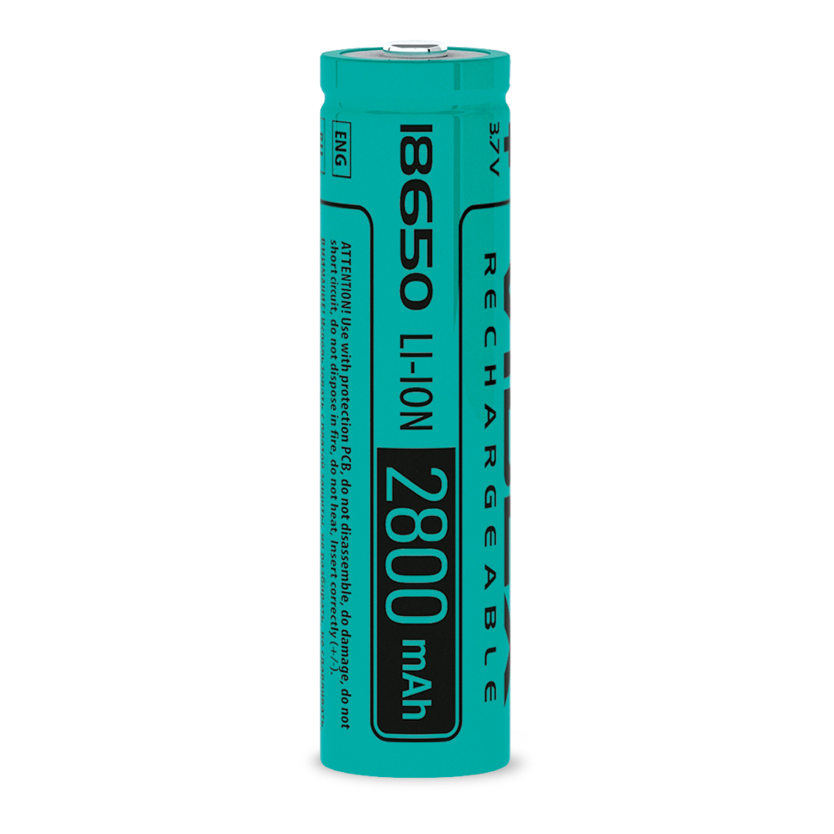 Акумулятор 18650 Li-Ion Videx 3.7V 2800 mAh (випуклий плюс) - Зображення 2