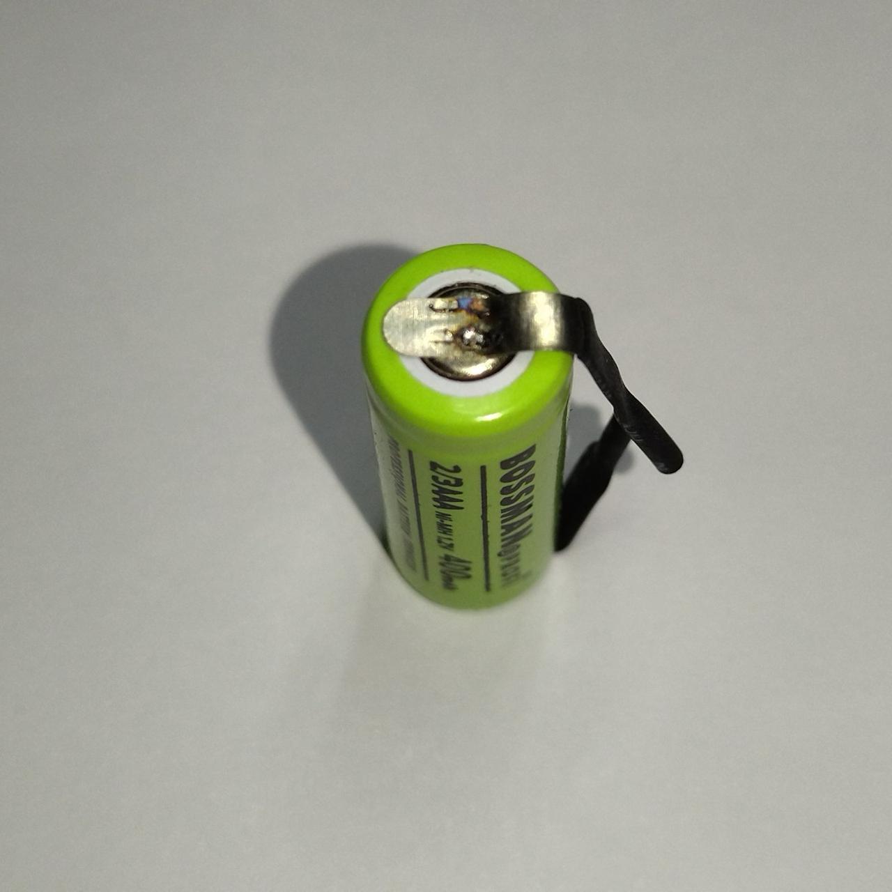 Акумулятор 2/3AAA Ni-MH BOSSMAN PROFI 1.2V 400 mAh з пелюстками для пайки (технічний) - Зображення 2